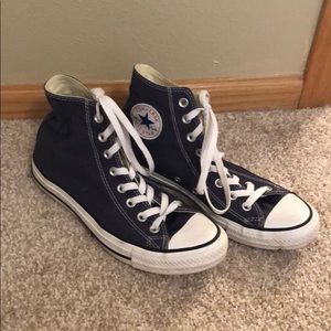 Converse Navy high tops